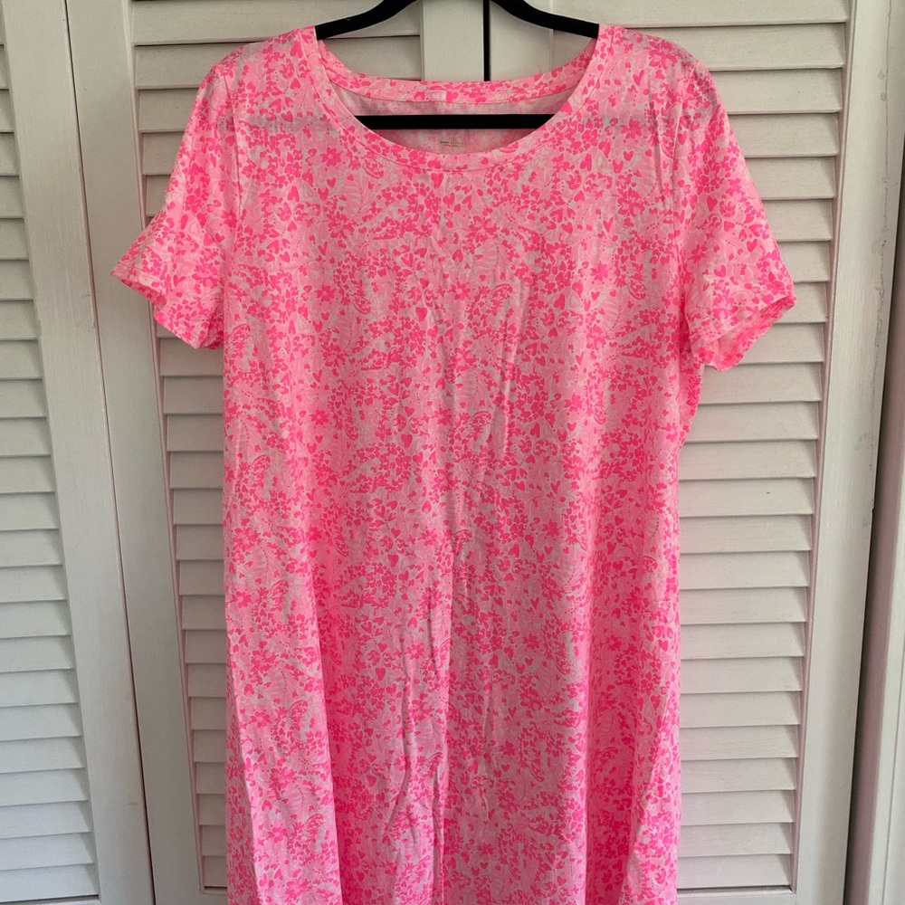 Lilly Pulitzer Pink Floral Dress